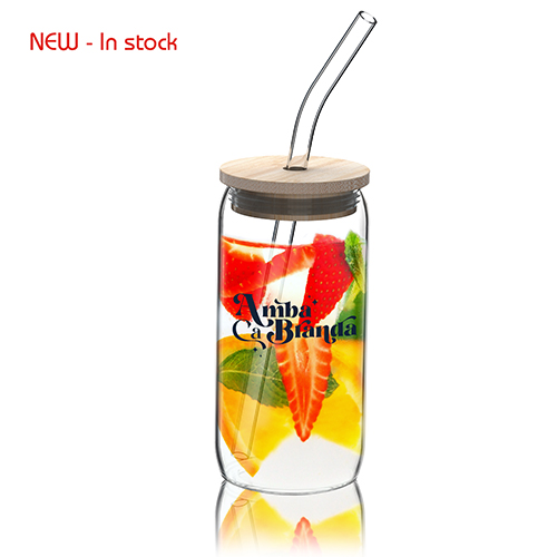 ASOBU GLASS STRAW TUMBLER GWS16