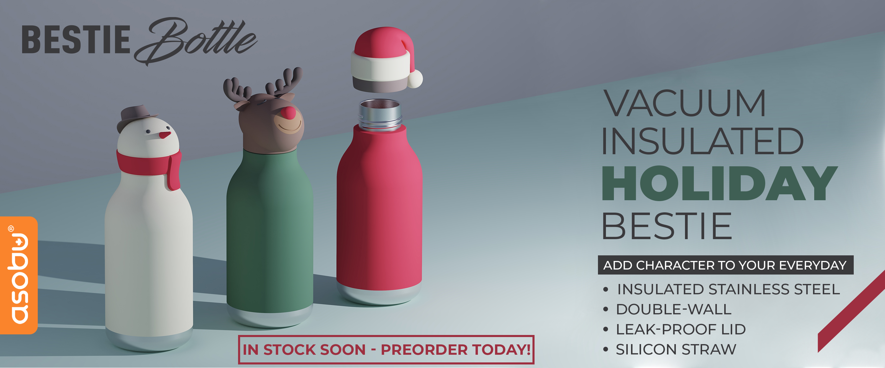 ASOBU BESTIE HOLIDAY BOTTLE SBV44